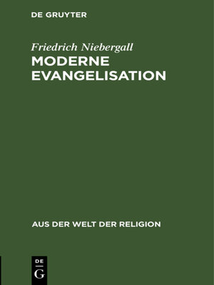 cover image of Moderne Evangelisation